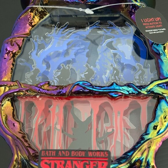 Bath & Body Works Stranger Things Light-up The Upside Down 3-Wick Candle Holder - Picture 12 of 16